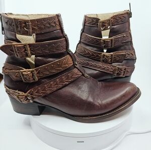 Freebird Roper Boots Brown Size 9